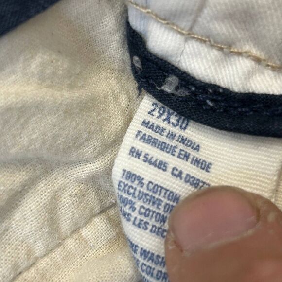 American Eagle Outfitters Straight Pant Men's Size 29x30 White Pockets Cotton - Picture 4 of 8